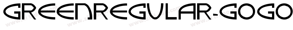 GreenRegular-GOgO字体转换
