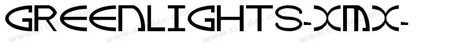 Greenlights-3XmX字体转换