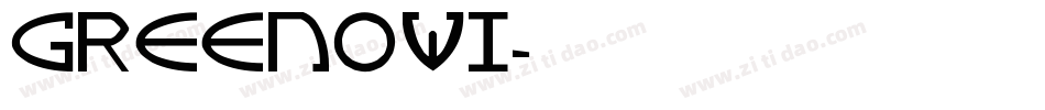 Greenowi字体转换