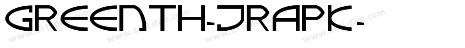 Greenth-JRapK字体转换