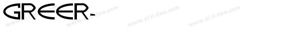 Greer字体转换