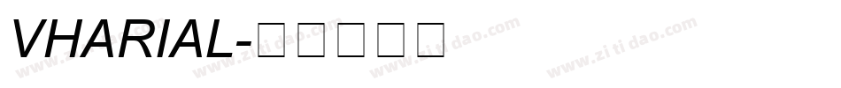 VHARIAL字体转换