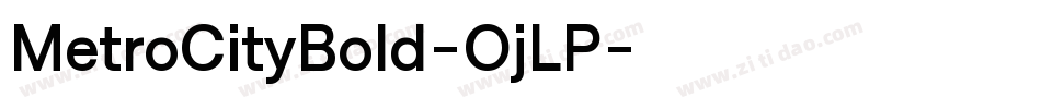 MetroCityBold-OjLP字体转换