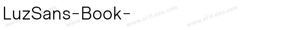 LuzSans-Book字体转换