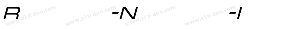 Rothni-Normal-Italic字体转换