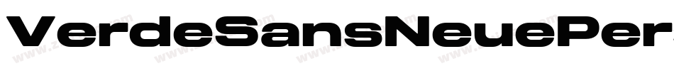 VerdeSansNeuePersonalUse-lR60字体转换 VerdeSansNeuePersonalUse-lR60字体转换