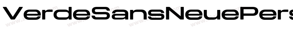 VerdeSansNeuePersonalUse-lR60字体转换 VerdeSansNeuePersonalUse-lR60字体转换