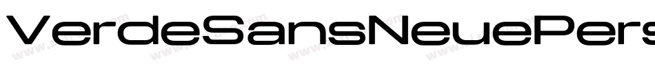 VerdeSansNeuePersonalUse-lR60字体转换 VerdeSansNeuePersonalUse-lR60字体转换