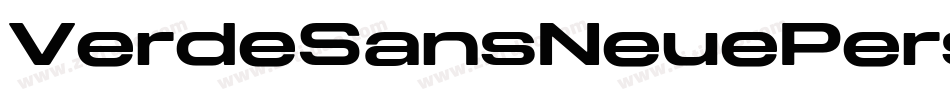 VerdeSansNeuePersonalUse-lR60字体转换 VerdeSansNeuePersonalUse-lR60字体转换