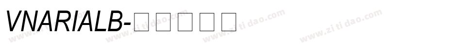 VNARIALB字体转换