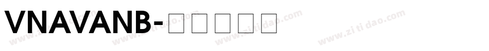 VNAVANB字体转换