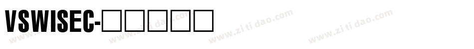 VSWISEC字体转换