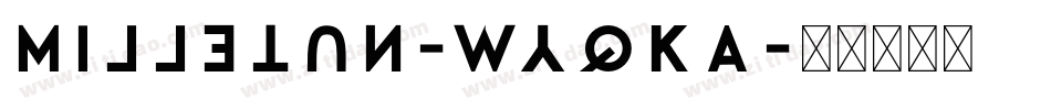 Milletun-WyqKA字体转换