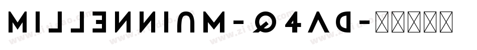 Millennium-q4vd字体转换 Millennium-q4vd字体转换