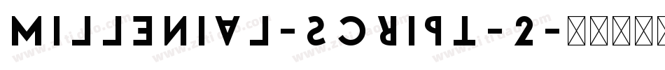 millenial-script-2字体转换