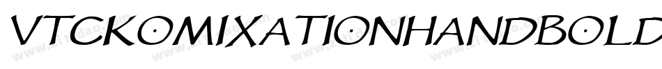 VTCKomixationHandBold字体转换