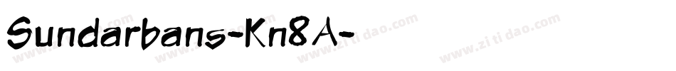 Sundarbans-Kn8A字体转换