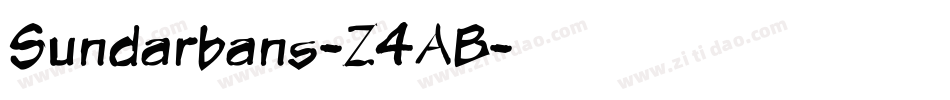 Sundarbans-Z4AB字体转换