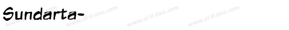 Sundarta字体转换