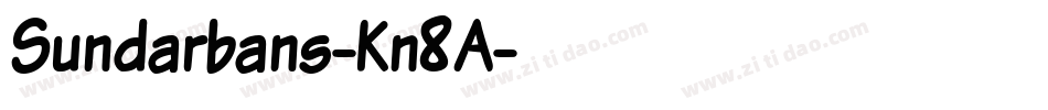 Sundarbans-Kn8A字体转换