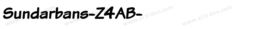 Sundarbans-Z4AB字体转换