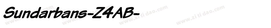 Sundarbans-Z4AB字体转换