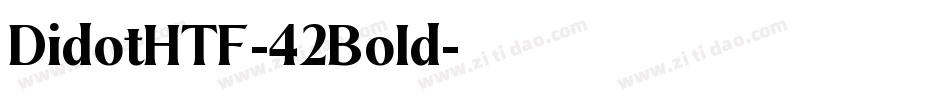DidotHTF-42Bold字体转换