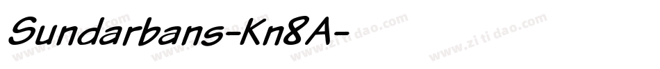 Sundarbans-Kn8A字体转换
