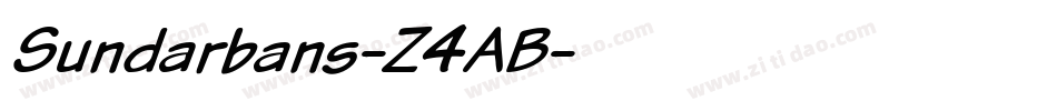 Sundarbans-Z4AB字体转换