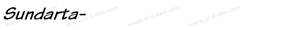 Sundarta字体转换