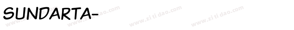 Sundarta字体转换