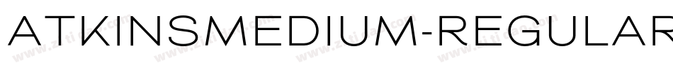 AtkinsMedium-Regular字体转换