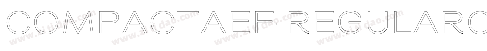 CompactaEF-RegularOutline字体转换