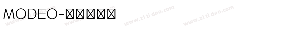 MODEO字体转换