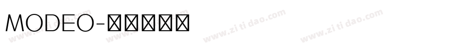 MODEO字体转换