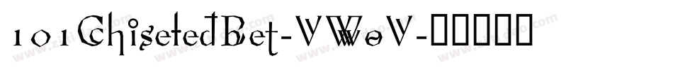 101ChiseledBet-VWoV字体转换