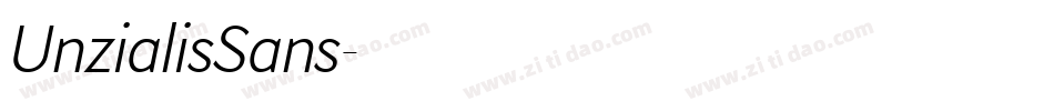 UnzialisSans字体转换