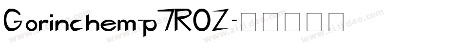 Gorinchem-p7ROZ字体转换