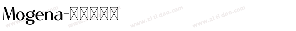 Mogena字体转换