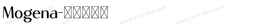 Mogena字体转换