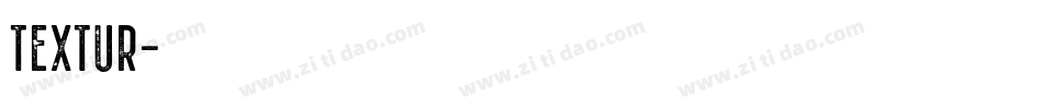 textur字体转换