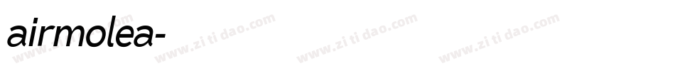 airmolea字体转换