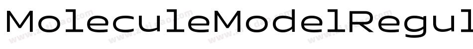 MoleculeModelRegularE-2gW3字体转换