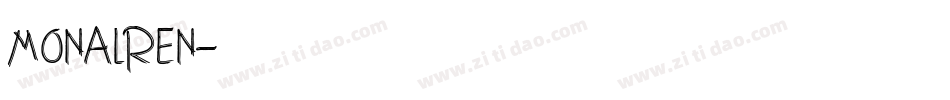 MONALREN字体转换