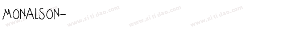MONALSON字体转换