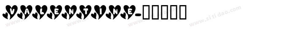 VALENTINE字体转换
