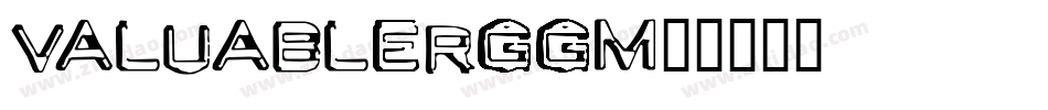 Valuable-RGgM字体转换