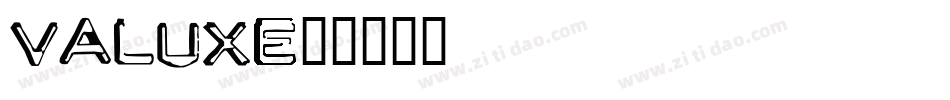 valuxe字体转换