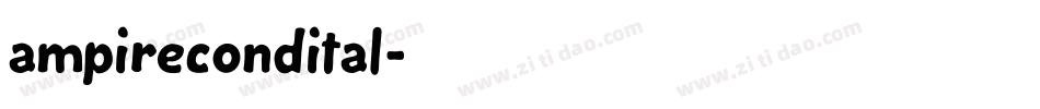 ampirecondital字体转换