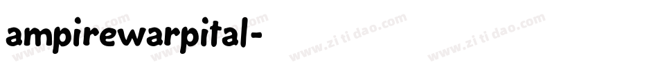 ampirewarpital字体转换